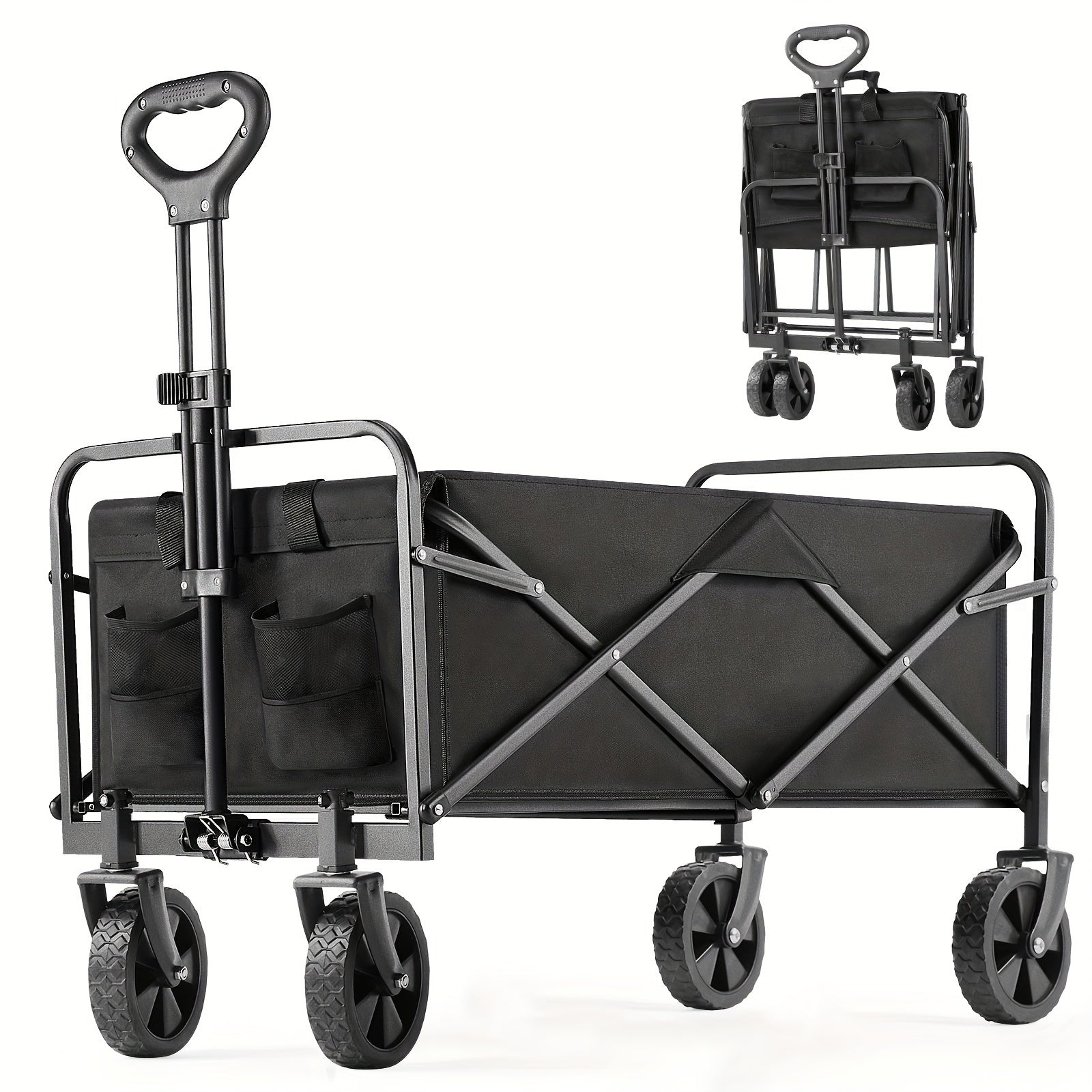 Heavy-Duty Collapsible Utility Wagon Cart