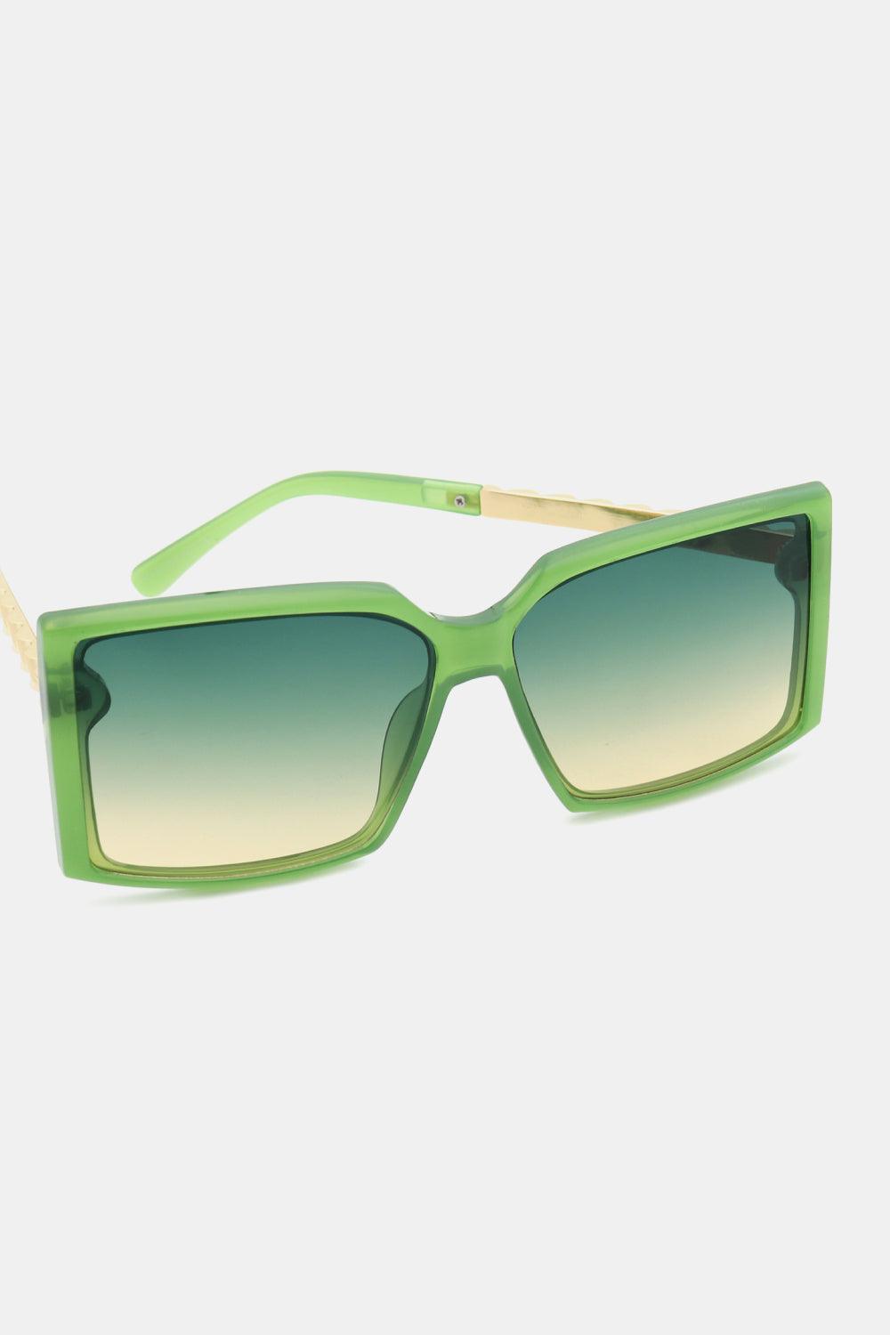 Polycarbonate Frame Square Sunglasses 