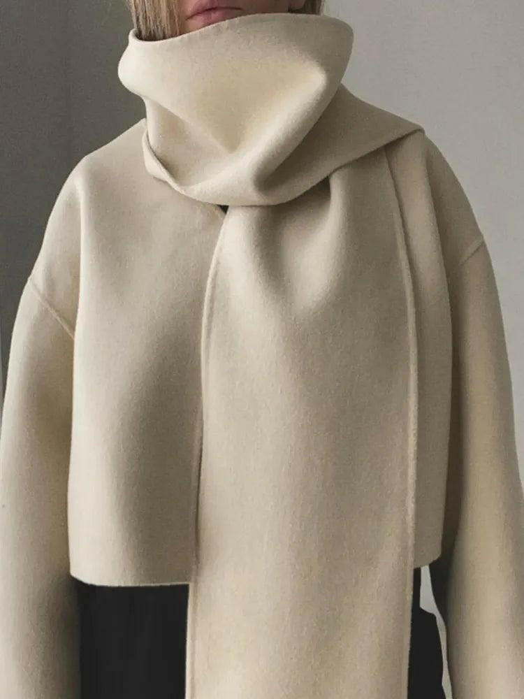 European Scarf Short Coat Women | On sale | The Nichole