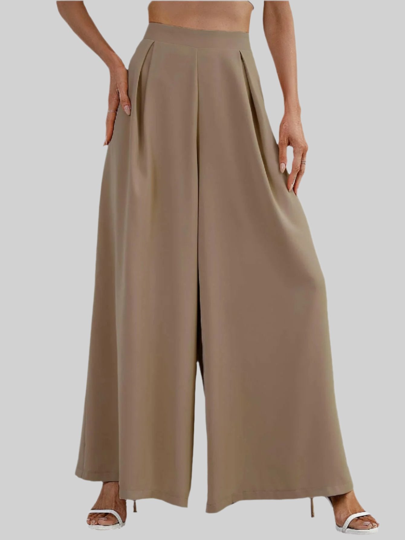 High Waist Wide Leg Pants 