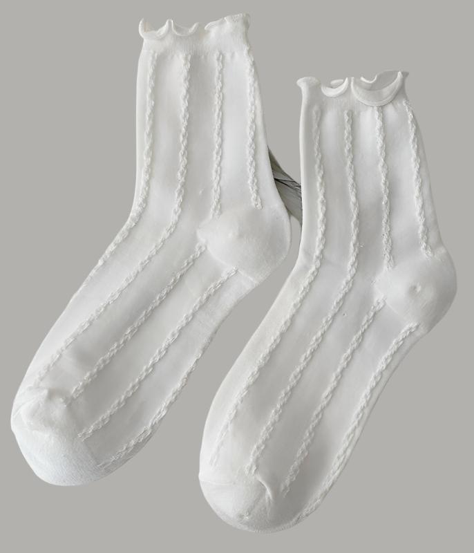 Lolita White Lace Socks 