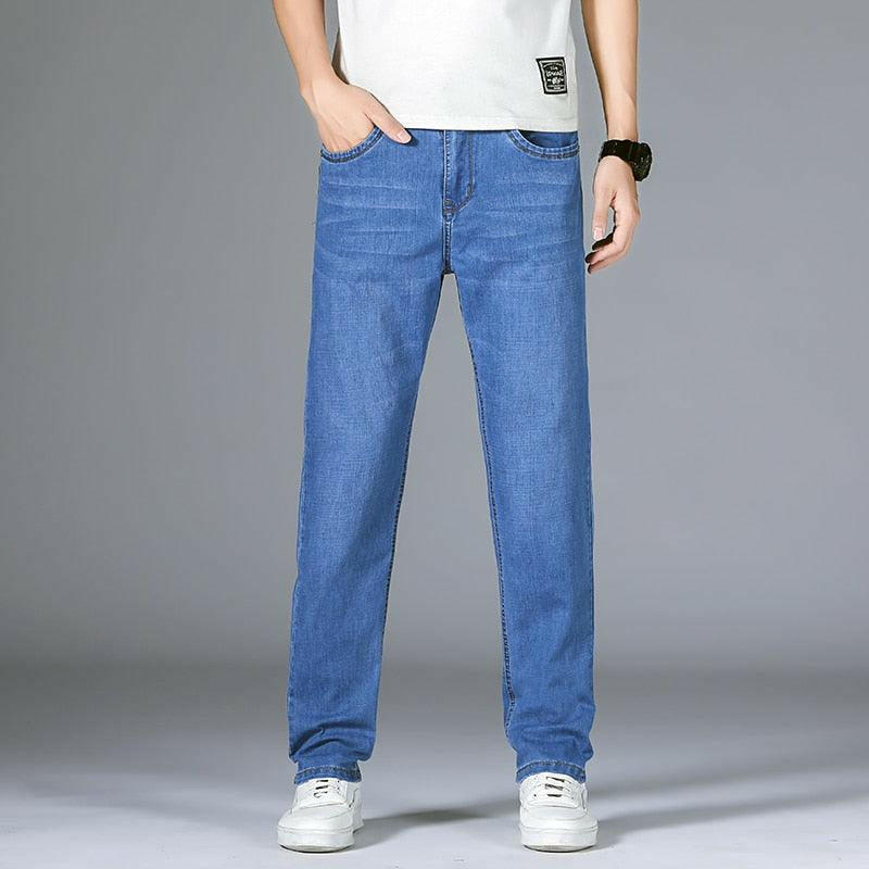 Men's Classic Straight-leg Denim Pants 