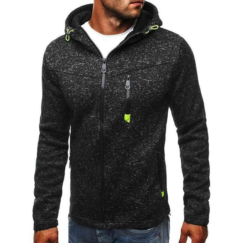 Men’s Full Zip Fitness Hoodie | On sale | Polyester