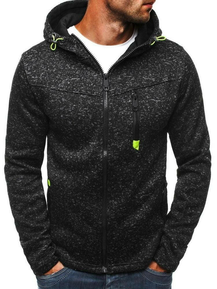 Men’s Full Zip Fitness Hoodie | On sale | Polyester