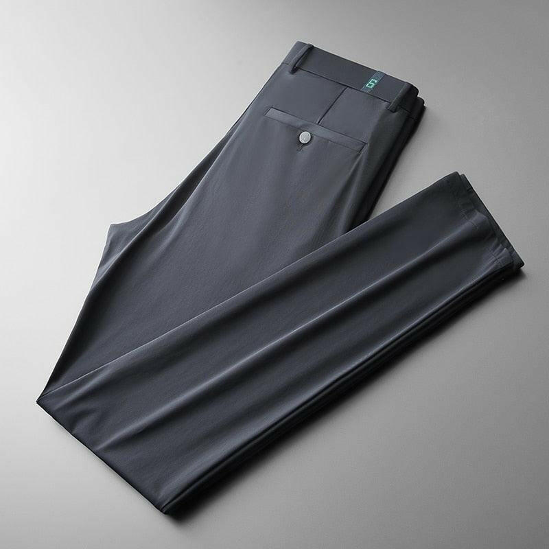 Men's Silk Casual Trousers 