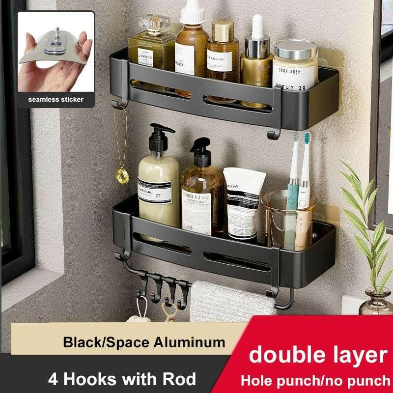 Floating Shelves Caddy For Shower 