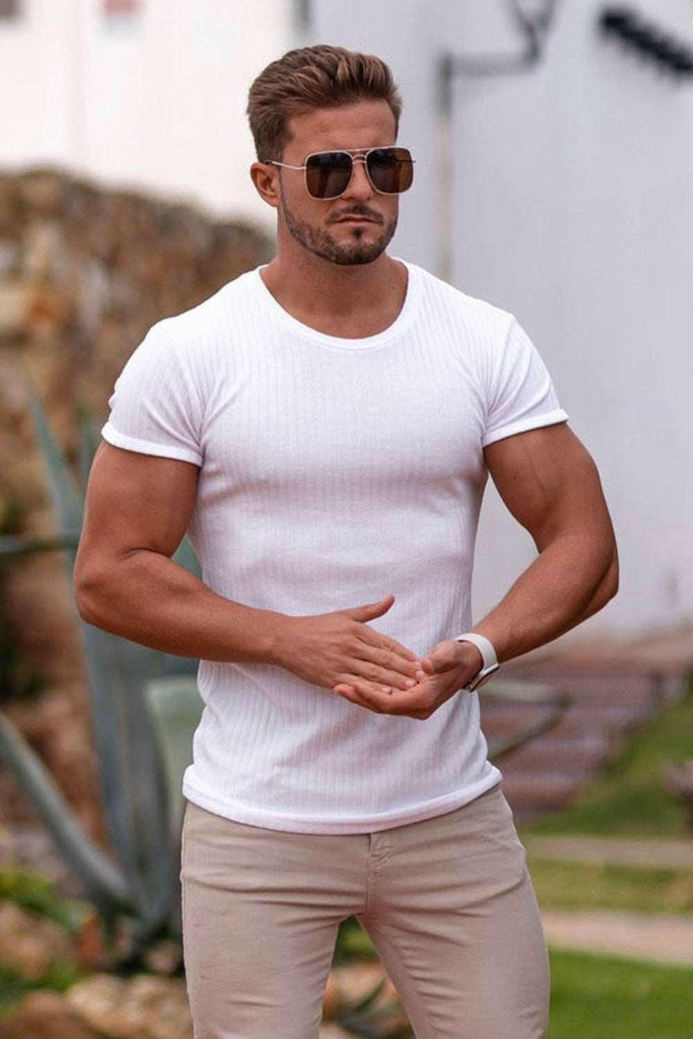 Round Neck Short Sleeve T-Shirt 