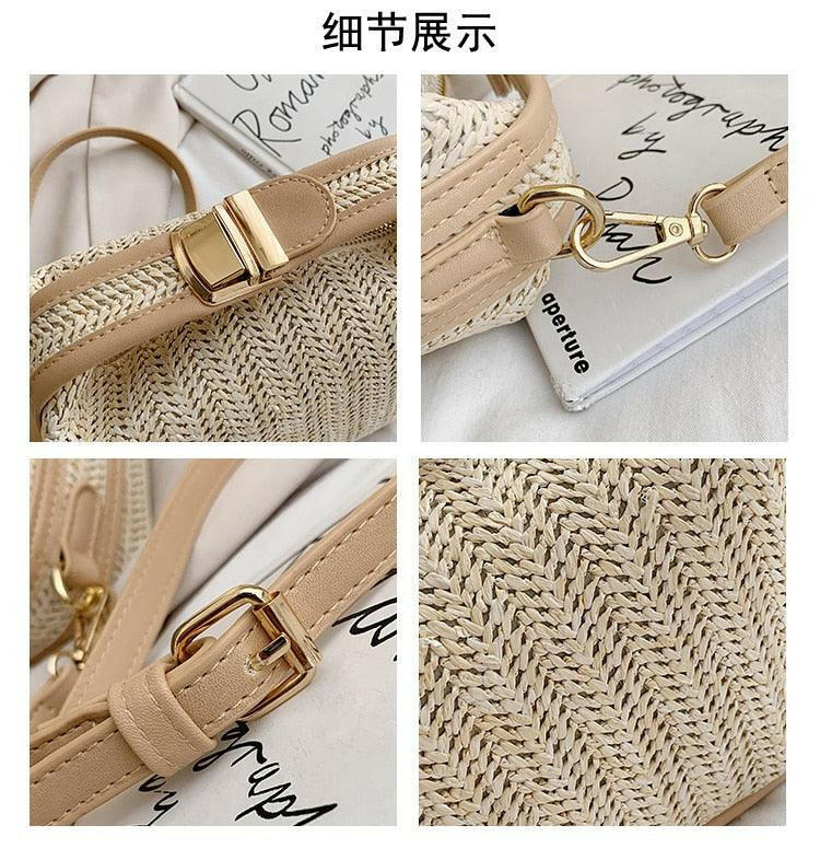 Straw Crossbody Bag | On sale | Straw