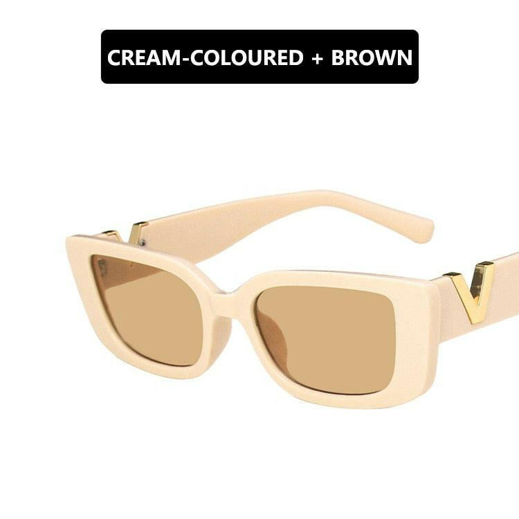 Retro Rectangle Sunglasses 