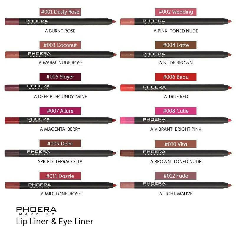 #1 Best Seller Waterproof Matte Lipliner Pencil